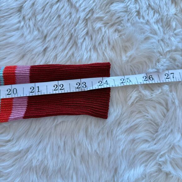 Zara Stripe Metallic Thread Knitwear Cardigan Sweater Small NWT - Picture 14 of 15